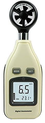 OUSIKA GM816A Anemometro Digitale Elettronico LCD Tascabile Anemometro Intelligente Misuratore di velocità del Vento dell'Aria Anemometro