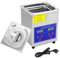 QWORK® Hochleistungs-Ultraschallreiniger, ultraschallreinigungsgerät, 2L Edelstahl, 40 kHz, für Labor, Schmuck, Industrie