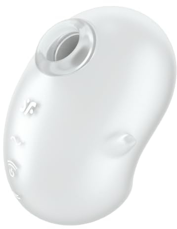Satisfyer Cutie Ghost Vibrator Airpulse Technologie | Klitoris Stimulation | Sex-Spielzeug mit Vibration | Wiederaufladbar & wasserdicht (IPX7) | Hautfreundliches Silikon für Damen | Sex Toys | Erotik