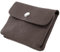 modamoda de P09 Damen Münzgeldbörse Geldbörse Portemonnaie Klein Leder Made in Italy P09, Farbe:Anthrazitgrau