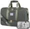LOVEVOOK Sporttasche Reisetasche Damen, Weekender Travel Bag mit Kulturtasche, Schuhfach & Nassfach, Wasserdicht Strandtasche Schwimmtasche Saunatasche, Handgepäck Tasche für Sport Urlaub, Grün