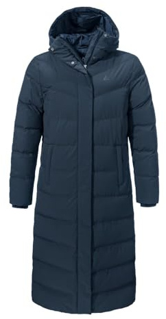 Schöffel Damen Down Coat Style Vindave Wms Mantel