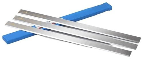 IkErna 3 Pcs W4 Hss Wood Planer Blades Blade Electric Planer Cutter Woodworking Planer Blade Cut Hardwood, Length 160-260Mm/160 * 25 * 3.0Mm