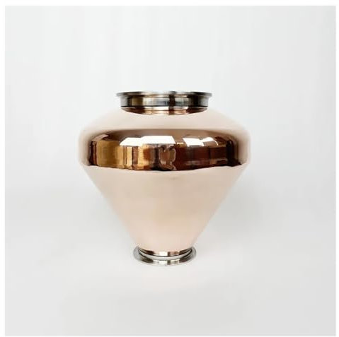 BKGWCSOR 12L 6 * 4 Copper Onion Head for Homebrewing,Height 280mm