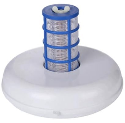 Qerwsdty Ionizzatore solare per piscine, filtro agli di rame argentato, per piscina, uccide le alghe in piscina