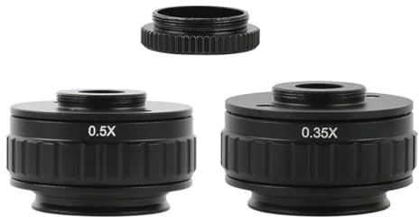 Mikroskop 1X 0,35X 0,5XC Mount Adapter Objektiv Simul Einstellbare Kamera Zu Trinokular Stereo Mikroskop(0.35X With 0.5X)