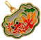 Fazvncv Silber- und vergoldeter Anhänger/Halskette, handgefertigtes Accessoire, chinesischer Stil, guter Schlossschmuck für Frauen und Mädchen