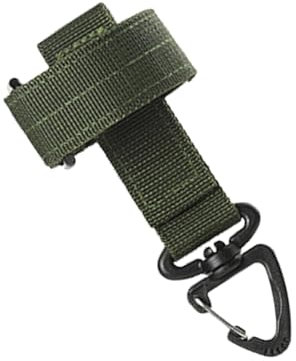 Duty Belt Keeper Key Holder - Wide Belt Nylon | Key Strap Keeper with Snap | Outdoor Multi-Purpose Nylon Gloves Strap Clip | Climbing Rope Storage Buckle Belt Key Ring Clip for Mountaineering