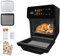 XL Air Fryer Oven 16L Family Size - 8-in-1 Smart Countertop Oven with Digital Display, Oil-Free Healthy Cooking, 1350W Rapid Air Technology, Dishwasher-Safe & Transparent View Window