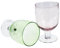 PEPLAYTAL 2 Pezzi Vino Infrangibili per Feste Design e Versatile per Uso e Ristoranti Casual Colore Casuale