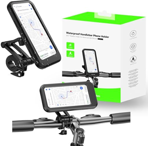 Fahrrad Halterung Wasserdicht passend für Samsung Galaxy S26 S25 S24 S23 S22 S21 S20 5G Ultra + Plus FE A57 A56 A37 A36 Handyhalterung E-Bike Motorrad Roller Halter Smartphone 360° Lenker