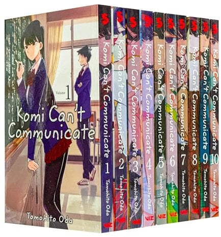 Komi Cant Communicate Collection Vol 1-10 Books Set By Tomohito Oda