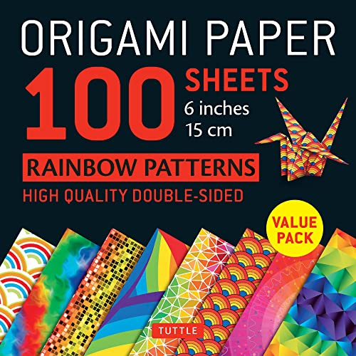 Origami Paper: Rainbow Patterns