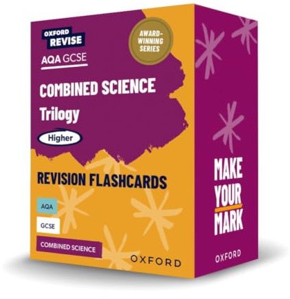 AQA GCSE Combined Science Trilogy Higher Revision Flashcards: For the 2027 Exams (Oxford Revise: Science)
