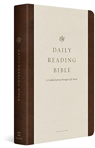 ESV Daily Reading Bible: A Guided Journey through God's Word (TruTone, Brown)