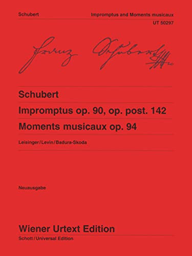 Impromptus und Moments Musicaux: Nach den Quellen hrsg. von Ulrich Leisinger, Hinweise zur Interpretation von Robert D. Levin, Fingersätze von Paul Badura-Skoda. Klavier. (Wiener Urtext Edition)