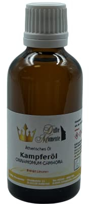 Dufte Momente | ätherisches Öl Kampfer 50ml | naturrein | für Aufguss Duftlampe Diffusor und mehr | pur, ohne irgendwelche Zusatzstoffe | vegan