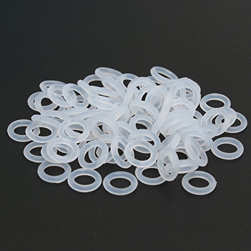 TuToy 150Pcs White O-Ring Taste Rubber for Cherry Mx Switch Keyboard