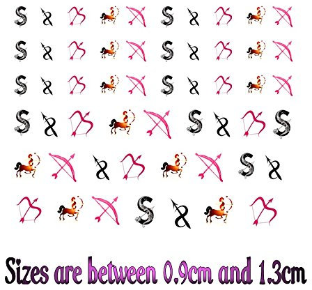 Sagittarius Zodiac Star Sign Collection (Sagittarius Nail Art Decals)