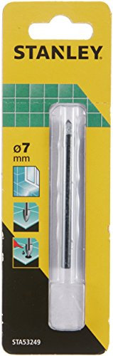 Stanley Sta53249 Glass/Tile Drill, Metallic, 1 Piece, 7 mm