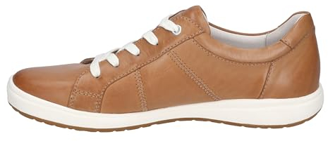 Josef Seibel Damen Low-Top Sneaker Caren 01,Weite G (Normal),Wechselfußbett,Freizeit,Halbschuhe,straßenschuhe,Turnschuhe,Camel,40 EU