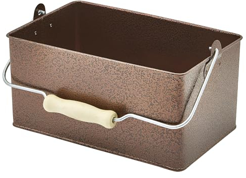 Genware Table Caddy Antique Copper 24.5 x 15.5 x 12.5cm, GSHTC2415C, Single
