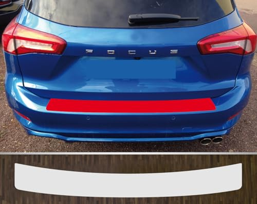 is-tuning passgenau für Ford Focus Tournier Kombi, ab 2018, Lackschutzfolie Ladekantenschutz transparent