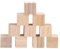 20 Piezas Cubo de Madera Sin Acabado Taco de Pino Bloques de Madera Cuadrados para Hacer Rompecabezas Manualidades DIY 20mm