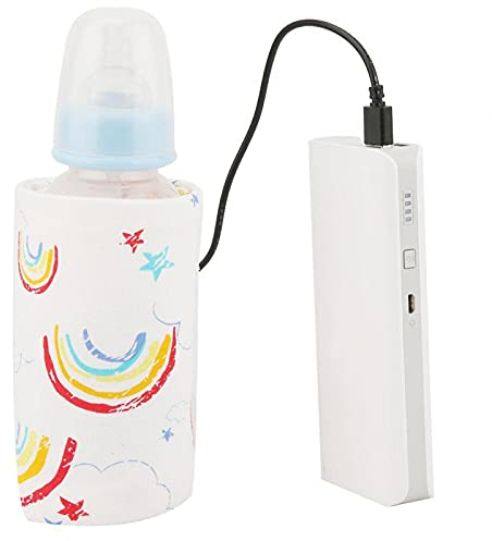 Scaldabiberon USB, scaldabiberon portatile di viaggio della copertura del latte scaldabiberon mobile per il riscaldamento del latte del bambino di fuori della casa
