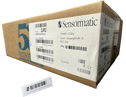 Original Sensormatic ZLAPS2 Mini Ultrastrip II Aufkleber mit gefälschtem Strichcode (5000 Etiketten)