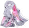 YEBIRAL Damen Schal Stola Halstuch Elegant Leicht Chiffon Schal Ganzjährig Tuch Geschenk für Frauen (Einheitsgröße, Y-03 Grau)