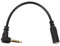 Câble de convertisseur TRS à TRRS, connecteur d'adaptateur de Casque d'écouteur de 3,5 mm Ligne de câble de convertisseur TRS à TRRS, Solide et Durable