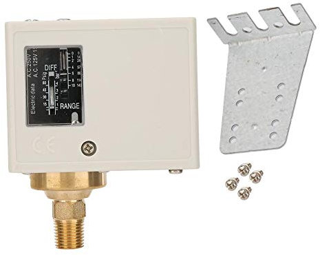 Pressostato Compressore Aria, Pressostato Compressore, Pressostato elettronico PT1/4 (per Russia) 24V~380V per compressore pompa aria-acqua Pressostato Di Controllo Della Pressione