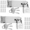 AHUNTTER 2 Pack Shed Locks and Latches with Key Heavy Duty Stainless Steel Padlock Hasp and Staple with Screws 5 Inch Door Clasp Gate Lock for Door Window Cabinet Pet Cage Crate Fitting Accessories
