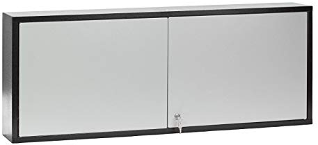ADB Metall Wandschrank Lochwand RAL 7016 7035 470x1190x200 mm Werkzeug Platte Haken