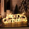 BLOOMWIN Merry Christmas LED Schriftzug - Türschild Buchstaben Weihnachtsbaumschmuck - Warmweißes Licht