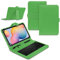 NAUCI Tablet Hülle kompatibel mit Xiaomi Mi Pad 6/6 Pro 11 Tasche Tastatur Keyboard QWERTZ Schutzhülle Cover Standfunktion USB Schutz Case, Farben:Grün