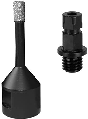 Mandrex | Fliesenbohrer Premium M14 Diamant Lochsäge für Bohrmaschine mit MXqs Adapter für One Klick Aufnahme | Ø 8 mm