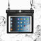 N NEWTOP Cover Impermeabile Universale WA04 per Tablet 7-8 Pollici Massimo 21x14cm, Custodia Subacquea Trasparente Plastica Borsa Tracolla Protezione Acqua Sabbia Pioggia Waterproof (Black)