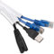 Agptek 25ft Cable Conduit, 12–20 mm Self-Closing Cable Duct, Flexible Woven Cable Sheath, Cable Management for Desk, TV, Computer, PC, Cable Protection for Dogs, Cats, White