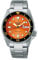Seiko 5 Sports Orologio Unisex SRPK35K1, Arancione/Grigio.