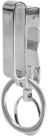 Gürtelschlaufe Schlüsselanhänger Clip, Titan Gürtel Schlüsselanhänger Halter, Schnellverschluss, Schlüssel Organizer, Gürtelclip mit Abnehmbarem Schlüsselring für Männer