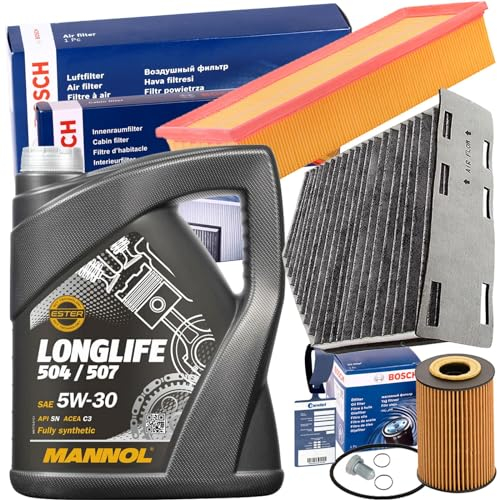Inspektionspaket + 5W30 Öl 1.6 + 2.0 TDI für Golf 6 Passat 3C 1T3