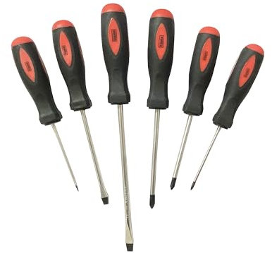 Kippen 1061A - Set Composto da 6 Pezzi di Cacciaviti in Acciaio al Chrome Vanadium