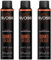 3x Syoss Farbiges Trockenshampoo Dunkelbraun Trockenshampoo ohne Rückstände zur Farbauffrischung, verleiht beim Haarstyling 1 Tag extra Frische ohne Haarewaschen,200ml (3er Pack)