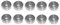 10x Kugellager 3x8x3 mm - MR83 ZZ Radial Rillenkugellager Wälzlager rcbay Chromstahl beidseitig gedichtet für 3mm Welle