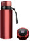 Botellas de agua inteligentes de 40 onzas con pantalla digital de temperatura, infusor de café, té, taza térmica LED, doble pared, aislada al vacío, termo de acero inoxidable, a prueba de fugas, taza