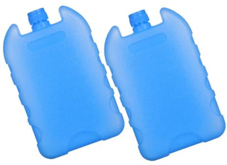 Warmhm Pack de Glace pour Glacière Blocs de Glace Réutilisables pour Climatiseur Paquets de Glace pour Glacière Couvercle Étanche Sûr Stable Et Léger