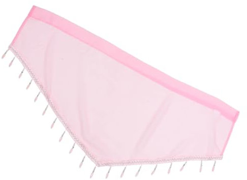 STOBAZA Mantovane per Finestre da Soggiorno E Cucina Triangolare Corta Solida Facile da Installare E Pulire.