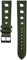 WB Original Classic Racing Leder-Uhrenarmband | Dunkelgrün - 20 mm - Schließe: Silber Poliert | Hirschleder, Leder | Ersatz-Armband
